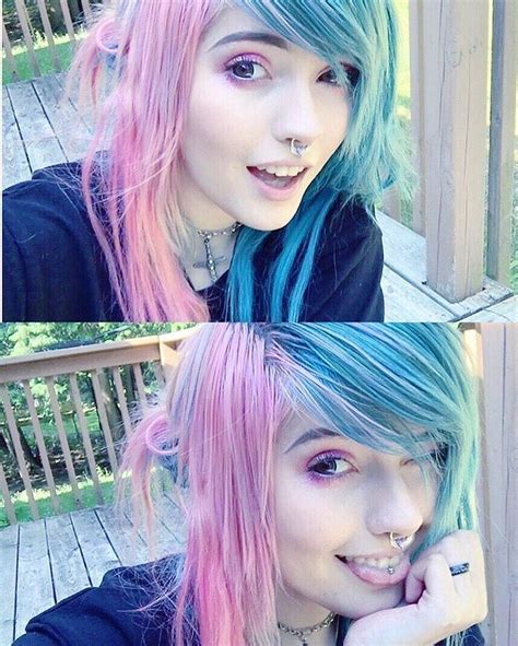 Instagram Photo By Leda Muir Fan Page • Jun 21 2016 At 1021pm Utc Emo Scene Hair Cute Emo