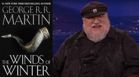 george rr martin claims to be behind schedule on the winds of winter