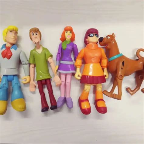 Scooby Doo Fred Velma Daphne 5 Hanna Barbera Action Figure Toys