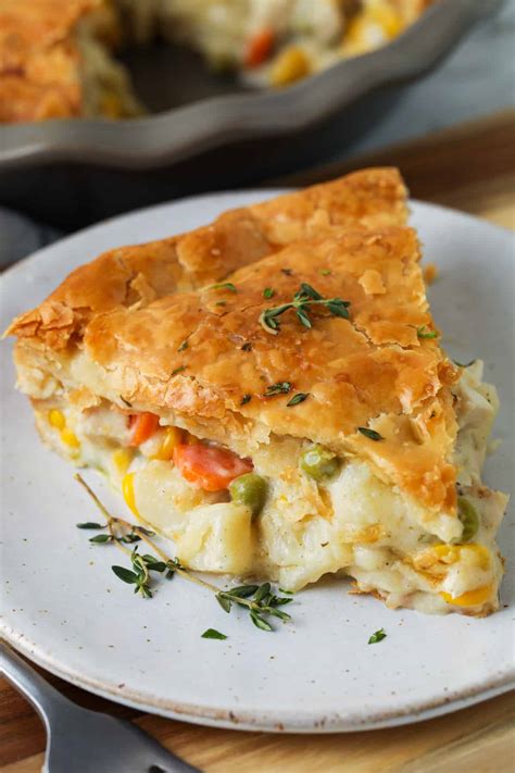 Homemade Chicken Pot Pie With Puff Pastry Smart Fit Diet Plan And Idea