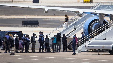 Melania Trump Visits Migrant Detention Centers In Phoenix Arizona