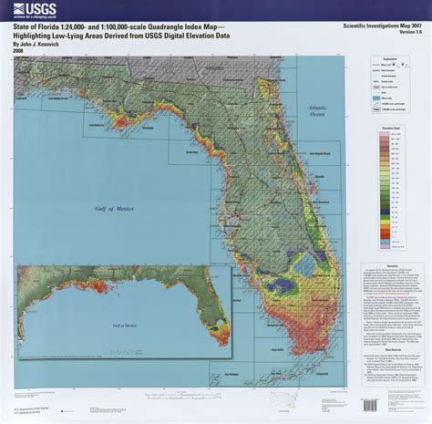 Florida Topographic Map Pdf Free Printable Maps