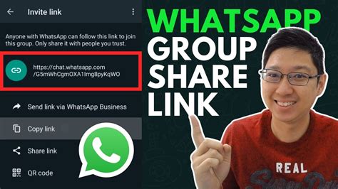 how to find and share whatsapp group invite link [in 2022] youtube