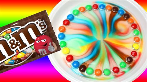Как сделать радугу из конфет и воды Diy How To Mandms Rainbow Awesome
