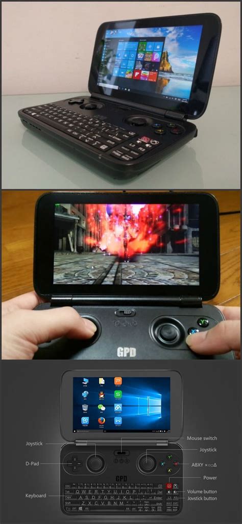 Gpd Win Handheld Pc Game Console Metal Front Cover 375