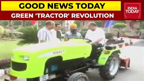 Green 'Tractor' Revolution: E-Tractor To Change Farming In India