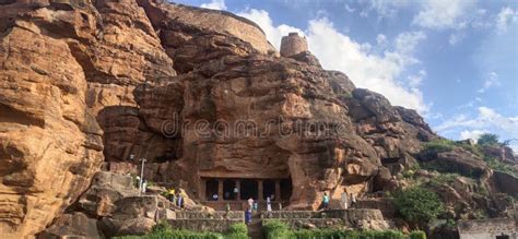Badami Cave Temples Editorial Photography Image Of Terrain 237544217