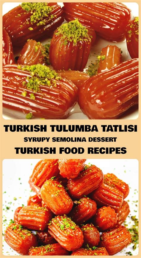 Turkish Tulumba Tatlisi Syrupy Semolina Dessert Recipe Turkish