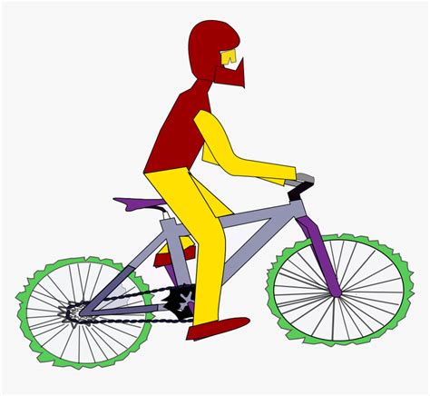 Gambar Animasi Orang Naik Sepeda Hd Png Download Kindpng