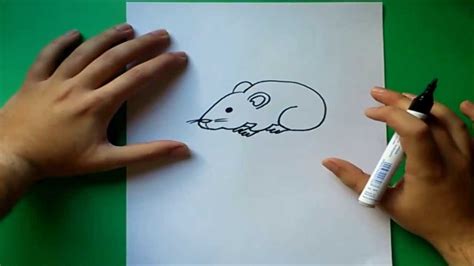 Como Dibujar Un Raton Paso A Paso How To Draw A Mouse