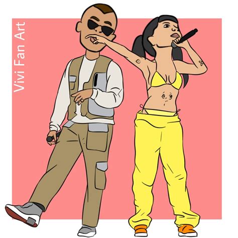 Bad bunny and wisin, ozuna, dj luian. Dibujo de Cazzu y Bad Bunny - @vivifanart | Dibujos ...