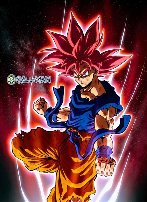 The intake of a large amount of energy from other fighters, resulting in the shattering of gokū's limits and raising him to a new state, only for the form to run out before he could defeat an enemy who surpassed his. Goku Super Saiyan God, Dragon Ball Super | Anime dragon ...