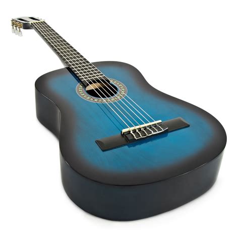 Deluxe Junior Classical Guitar Blue By Gear4music Ex Demo At Gear4music