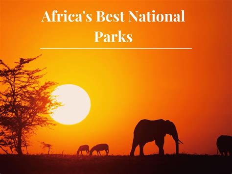 Africas Best National Parks