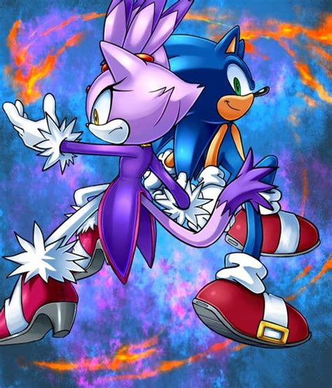 Sonic And Blaze Sonaze Sonicandblaze Fan Art 40464104 Fanpop