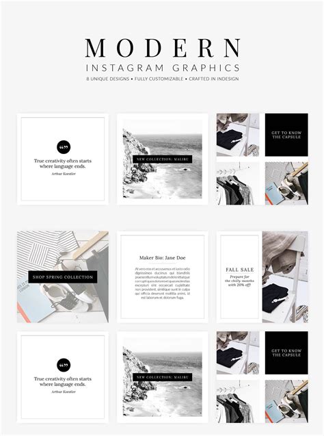Modern Instagram Graphics Instagram Graphics Instagram Graphic