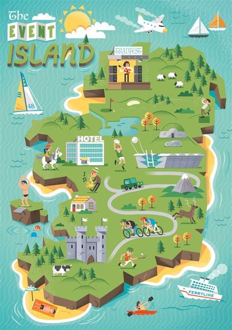 Cartoon Map Ireland Map Map Projects Infographic Map Board Game