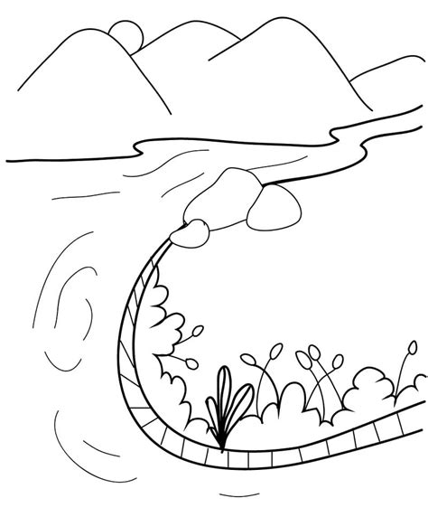Free Lake Coloring Page Free Printable Coloring Pages For Kids