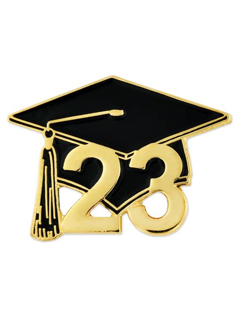 Pinmarts Class Of 2023 Graduation Graduate Cap School Lapel Pin T