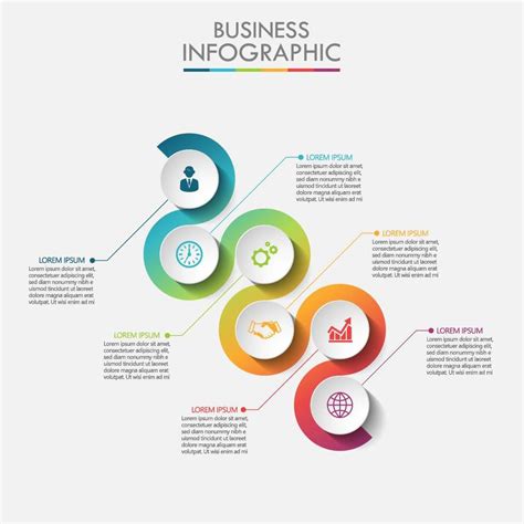 Business Process Infographic Template 680085 Vector Art At Vecteezy