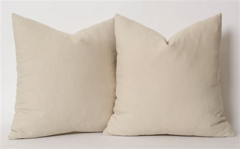 Beige Linen Pillowcase Custom Sizes Decorative Throw Pillow Etsy