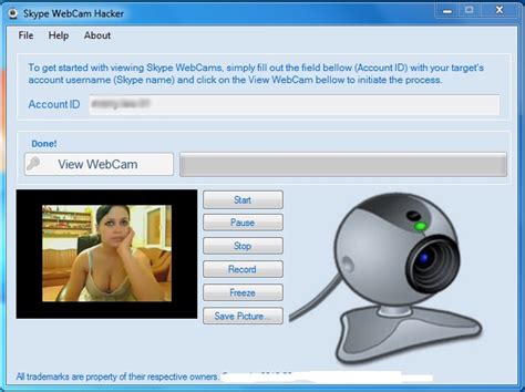 Skype Webcam Hacker With Keys Working