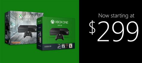 Xbox One Gets Temporary Price Cut 1tb Console With 5 Games And