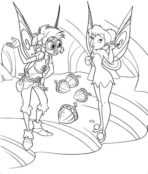 Coloring Pages Bobble And Tinker Bell Coloring Page