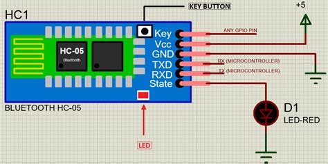 Hc 05 Bluetooth Module Pinout Arduino Examples Applications Features