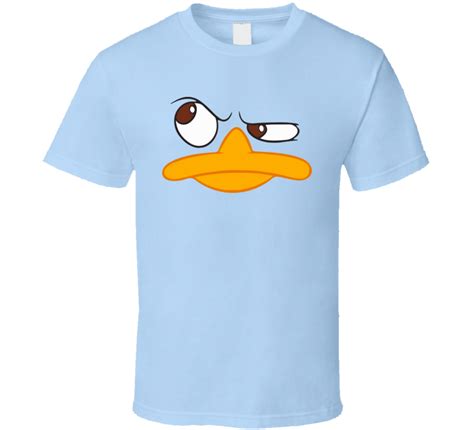 Perry The Platypus Face Cartoon Tv Show T Shirt Shirts Cartoon Tv