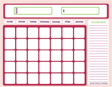 There are many events this year, in which you will get information about major events, important days, and holidays in the calendar of each. free blank monthly printable calendar 2016 - Template Calendar Design