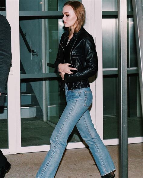 Lily Rose Depp In Denim Out In Paris 12172018 Hawtcelebs