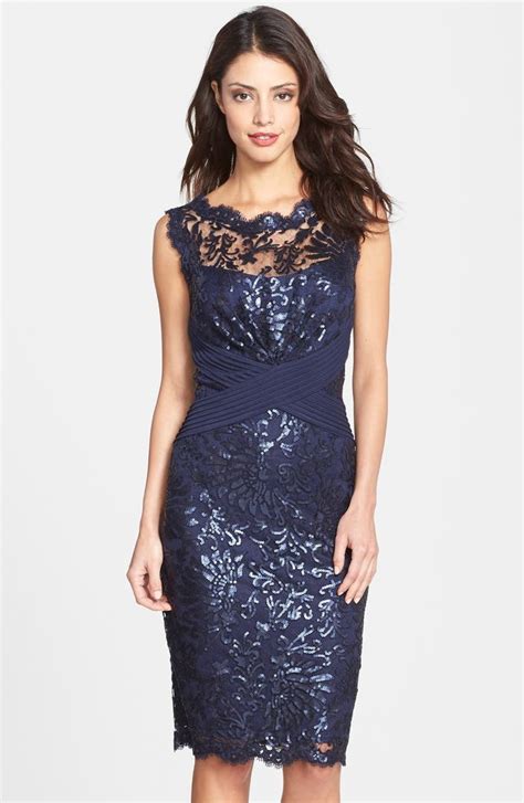 Tadashi Shoji Sequin Lace Sheath Dress Regular And Petite Nordstrom