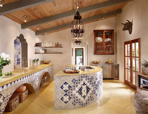 View Of Spanish Style Kitchen With Gallery 3 Trends