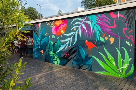 How To Paint An Outdoor Mural On Concrete Painting