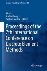 Proceedings Of The Th International Conference On Discrete Element