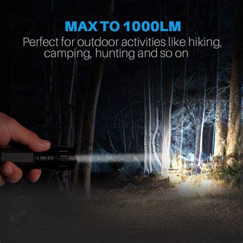 Buy Single Mode Tactical Flashlight 1000 Lumens Led Rifle Hunting