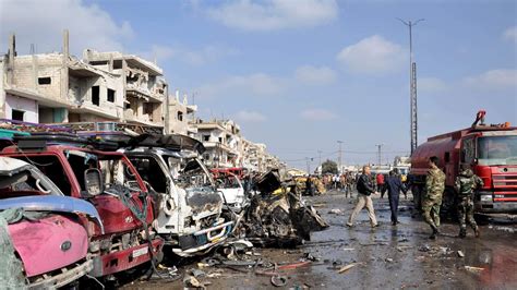 Is Bombers Kill 140 In Homs And Damascus World News Sky News