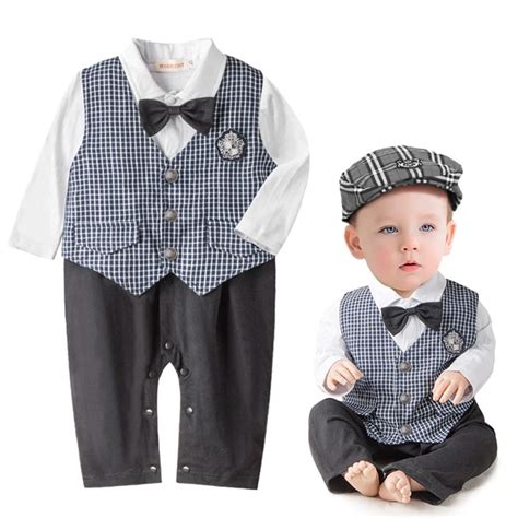 Baby Boy Clothes Spring Baby Boy Clothing Set Long Sleeve Bow Tie