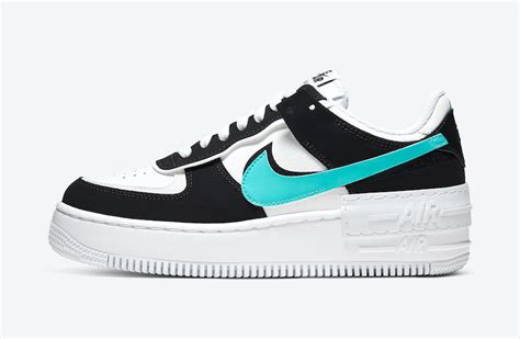 This item is excluded from promo. Nike Wmns Air Force 1 Shadow Aurora White Black Blue ...