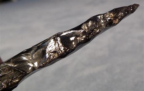 Antique Mayan Obsidian Spear Point Blade Late Classic Ca Ad 550 950