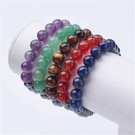 Wholesale Natural Gemstone Stretch Bracelets