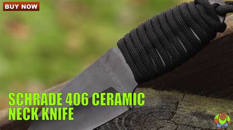 Schrade Sch406 Ceramic Neck Knife Review Osograndeknives Youtube