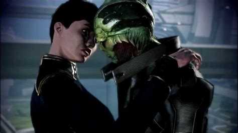 Mass Effect 3 Thane Krios As A Love Interest Youtube