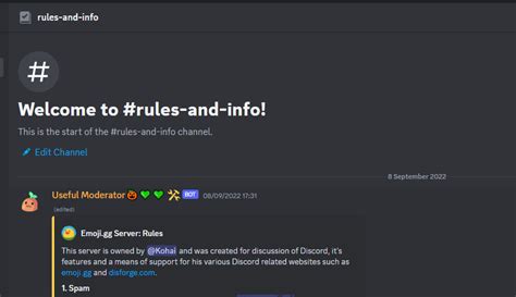 How To Create A Rules Channel On Discord Discord Emoji