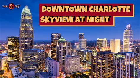 Downtown Charlotte At Night Drone Video Youtube
