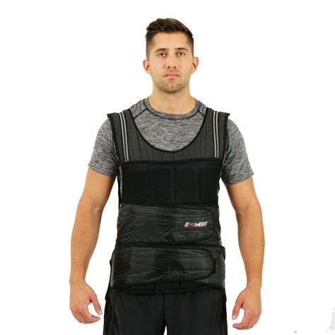40 Lb Adjustable Weighted Vest For Fitness By Efitment