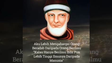 Adab Lebih Utama Daripada Ilmu Syekh Abdul Qodir Jaelani Kalimat