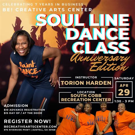 Soul Line Dance Class With Be Creative Onsite Anniversary Edition