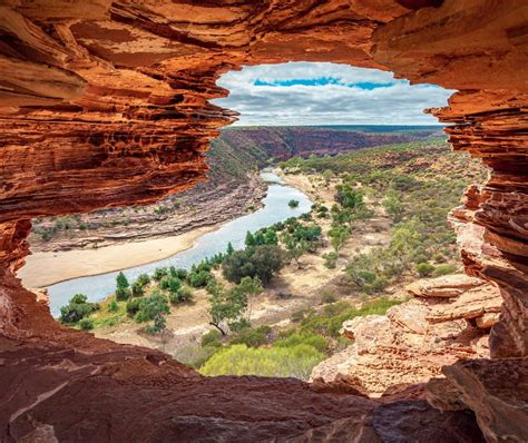 Look Through A Natural Window To The World At Kalbarri